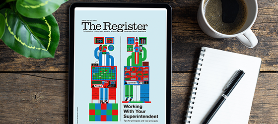 Cover of the spring 2026 issue of The Register magazine.